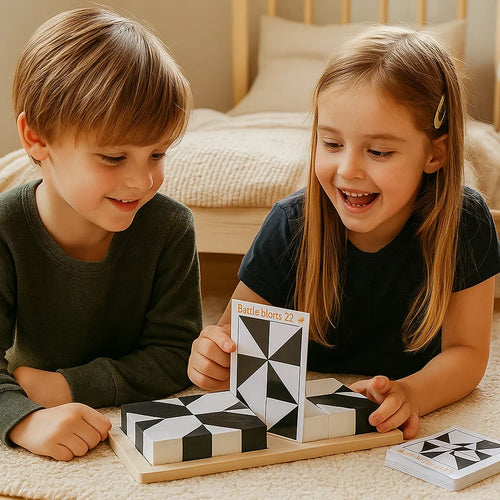 Dwukolorowa gra logiczna w formacie kieszonkowym