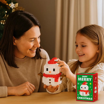 Świąteczne Figurki z Klocków - Mikołaj i Pomocnicy do Złożenia