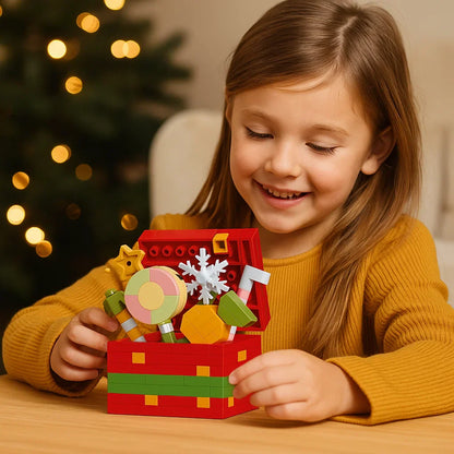 Świąteczne Figurki z Klocków - Mikołaj i Pomocnicy do Złożenia